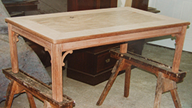 Adrian working on furniture