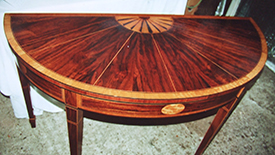 Restored antique furniture